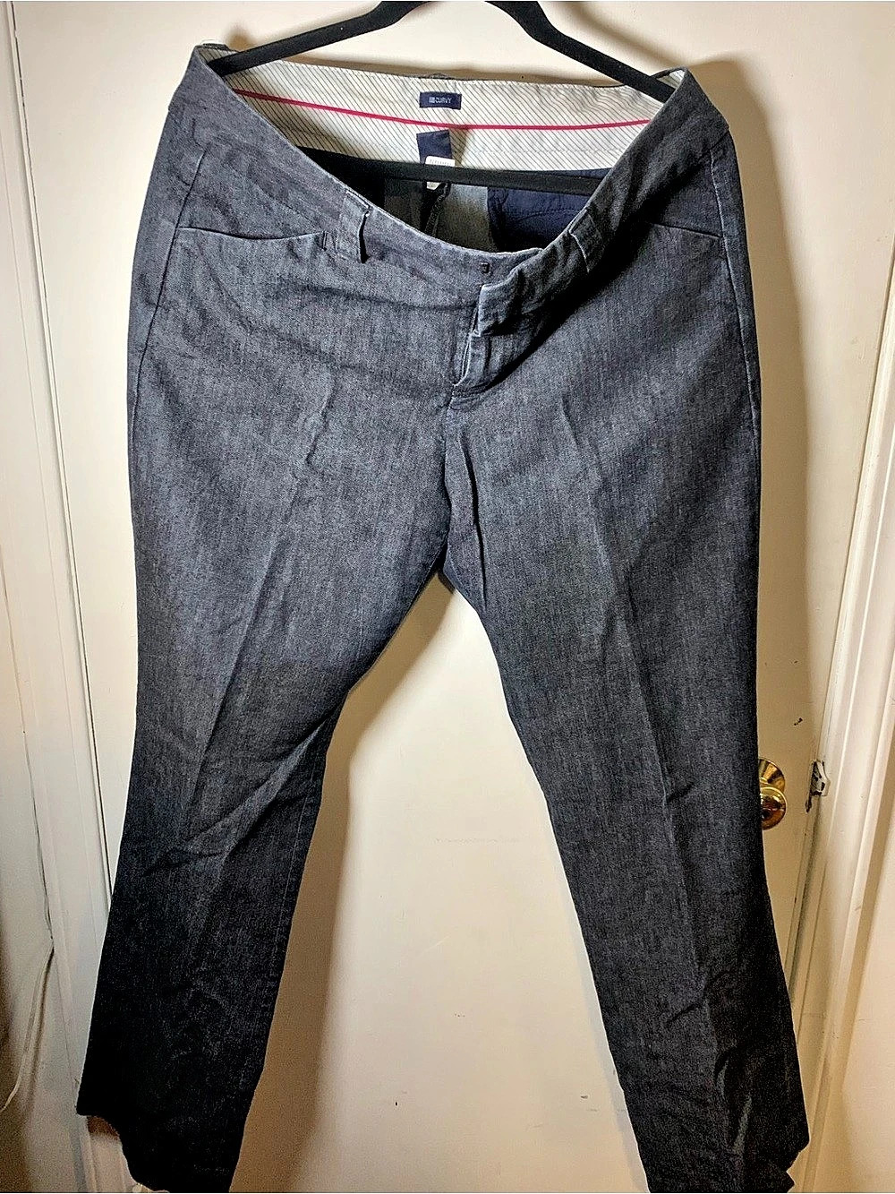 Gap Straight Leg Pants in Gray Size 14